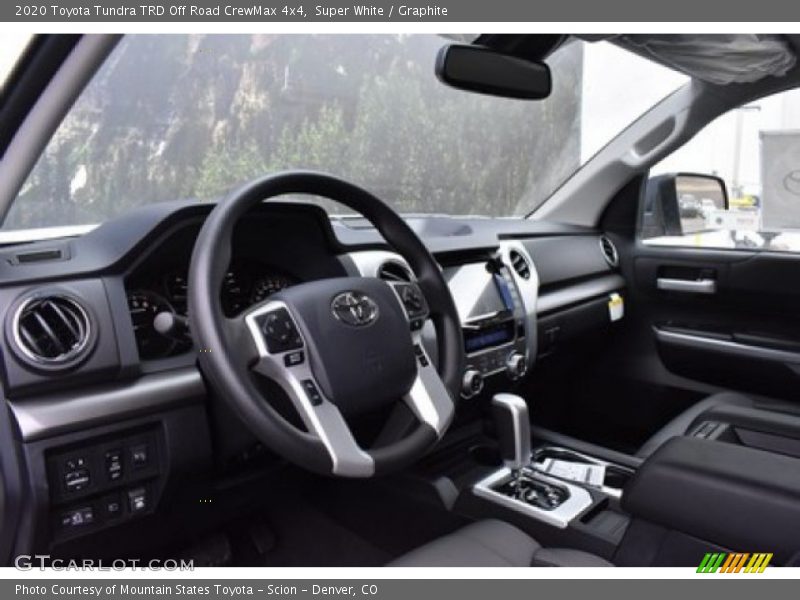 Super White / Graphite 2020 Toyota Tundra TRD Off Road CrewMax 4x4