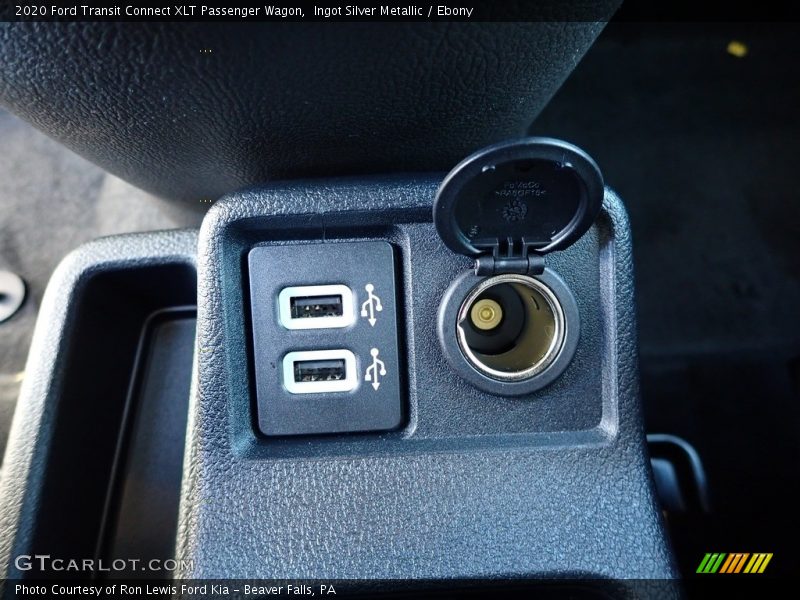 Ingot Silver Metallic / Ebony 2020 Ford Transit Connect XLT Passenger Wagon