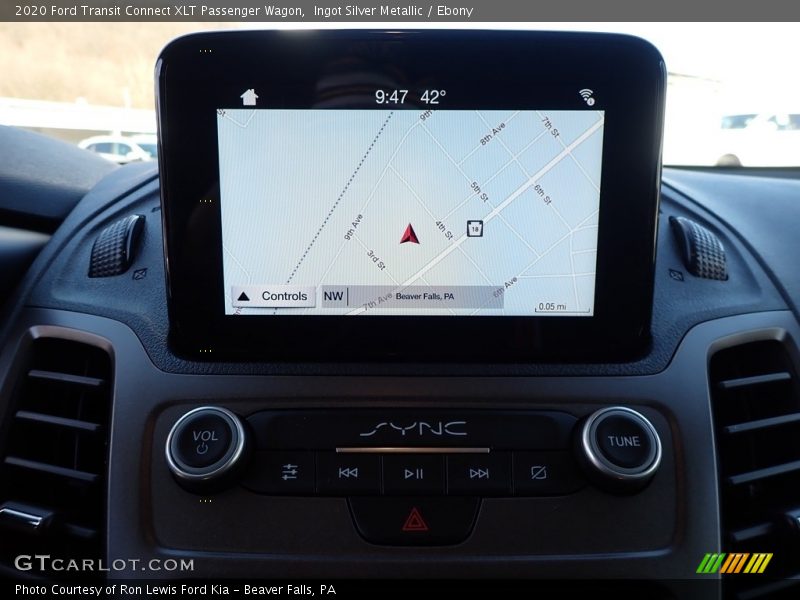 Ingot Silver Metallic / Ebony 2020 Ford Transit Connect XLT Passenger Wagon