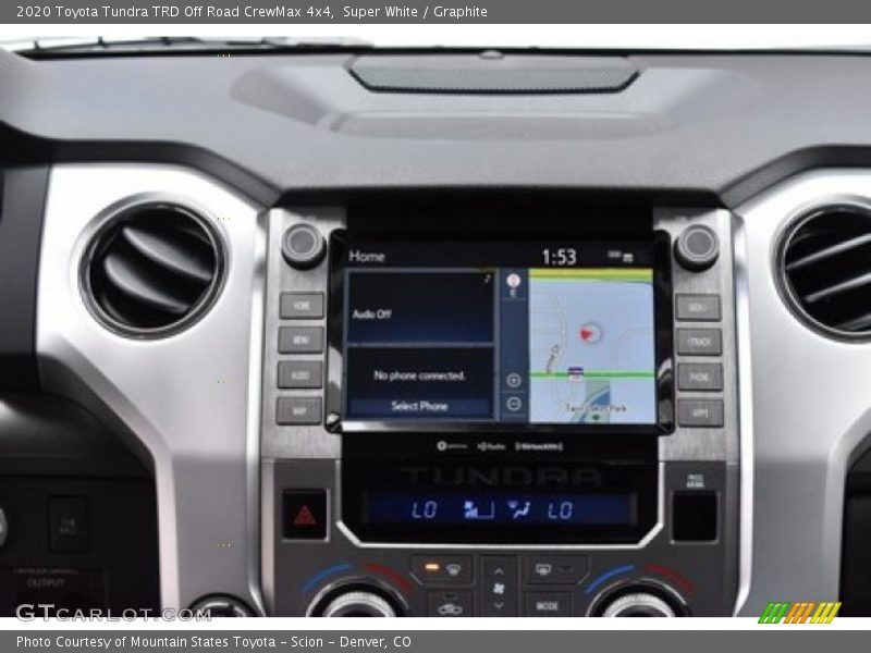 Super White / Graphite 2020 Toyota Tundra TRD Off Road CrewMax 4x4