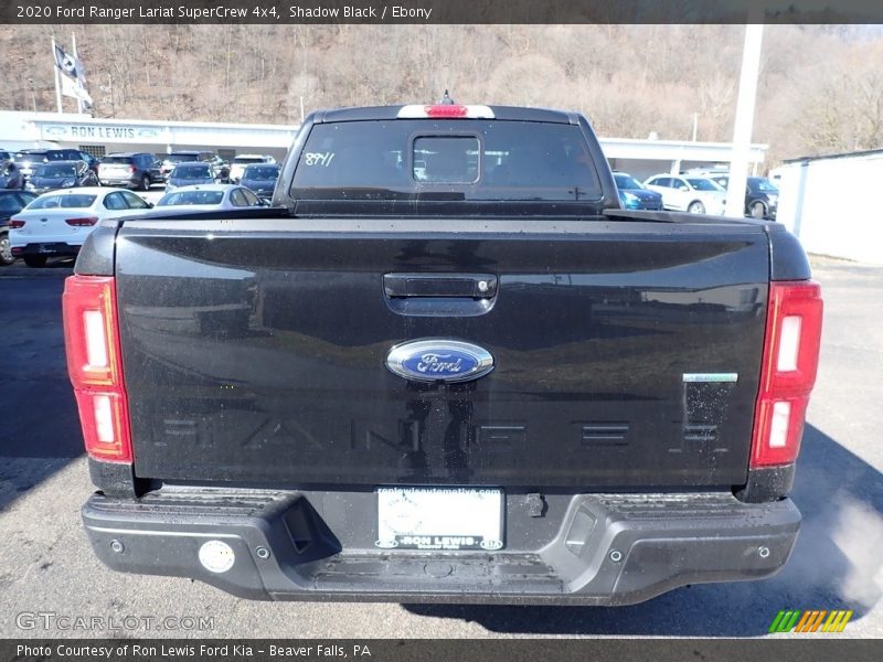 Shadow Black / Ebony 2020 Ford Ranger Lariat SuperCrew 4x4
