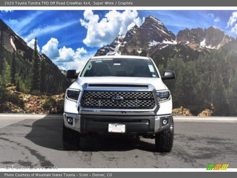 Super White / Graphite 2020 Toyota Tundra TRD Off Road CrewMax 4x4