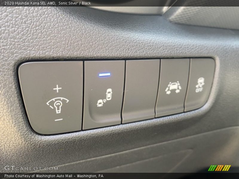 Sonic Silver / Black 2020 Hyundai Kona SEL AWD