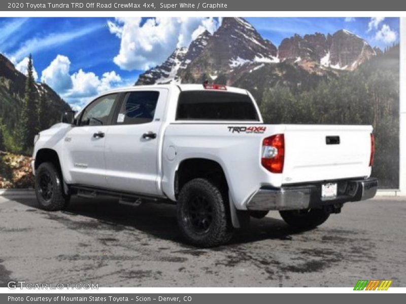 Super White / Graphite 2020 Toyota Tundra TRD Off Road CrewMax 4x4