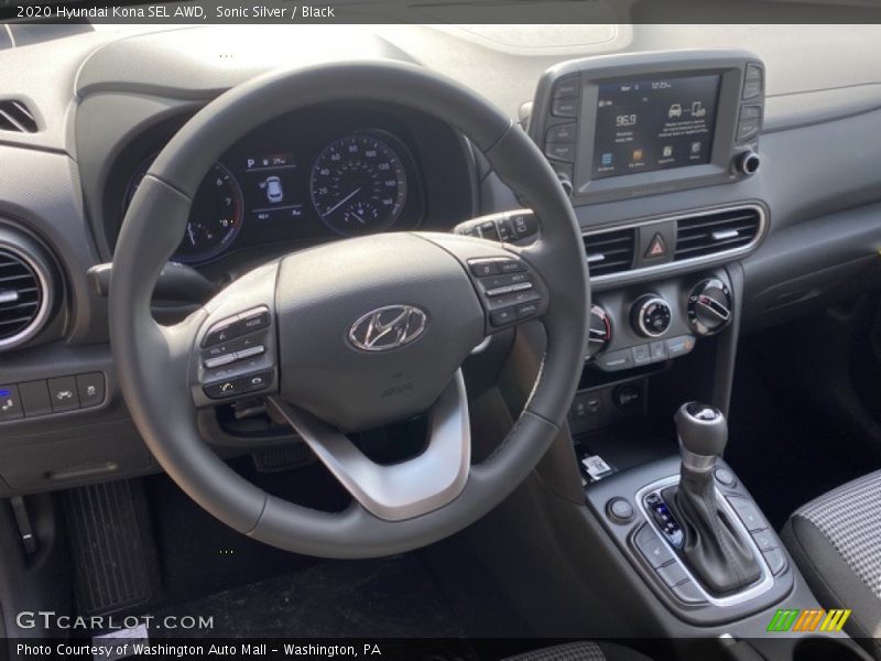 Sonic Silver / Black 2020 Hyundai Kona SEL AWD