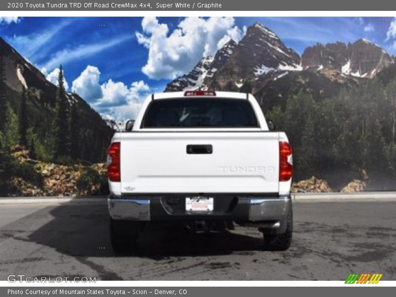 Super White / Graphite 2020 Toyota Tundra TRD Off Road CrewMax 4x4