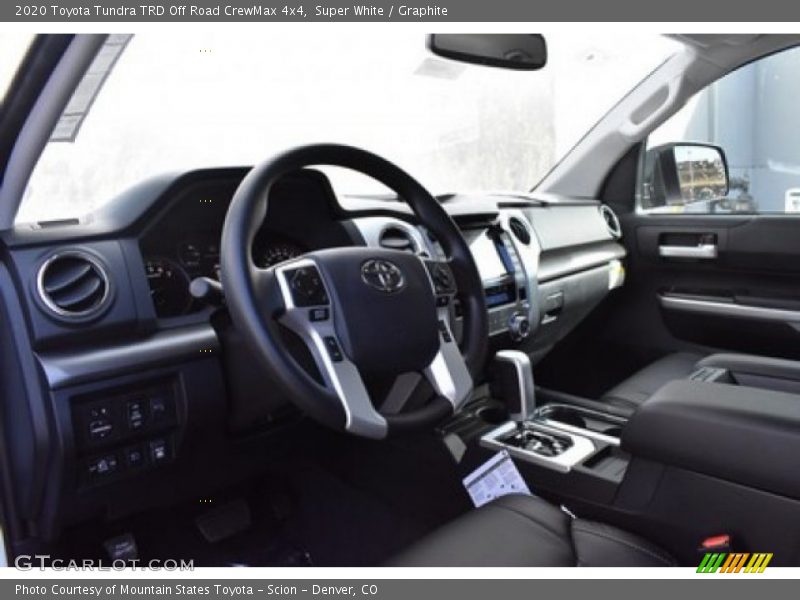 Super White / Graphite 2020 Toyota Tundra TRD Off Road CrewMax 4x4