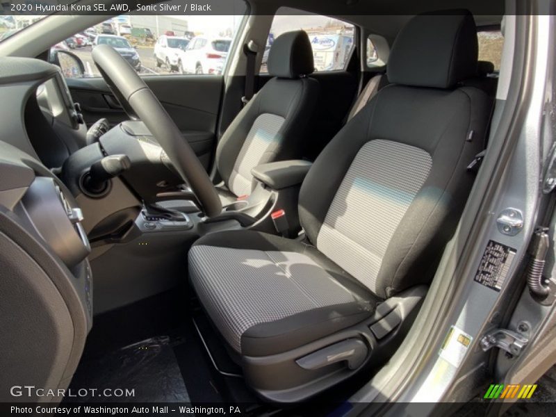 Sonic Silver / Black 2020 Hyundai Kona SEL AWD