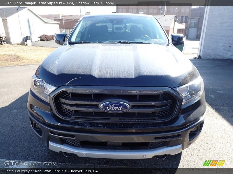 Shadow Black / Ebony 2020 Ford Ranger Lariat SuperCrew 4x4