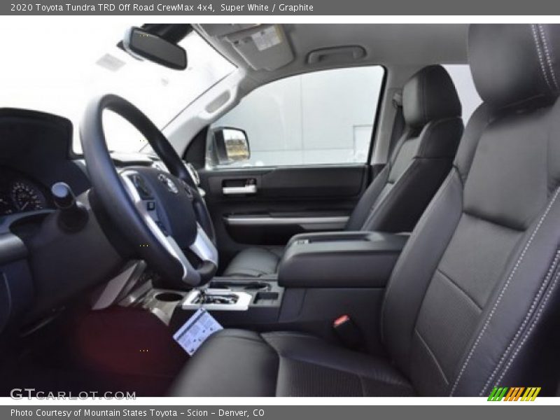 Super White / Graphite 2020 Toyota Tundra TRD Off Road CrewMax 4x4