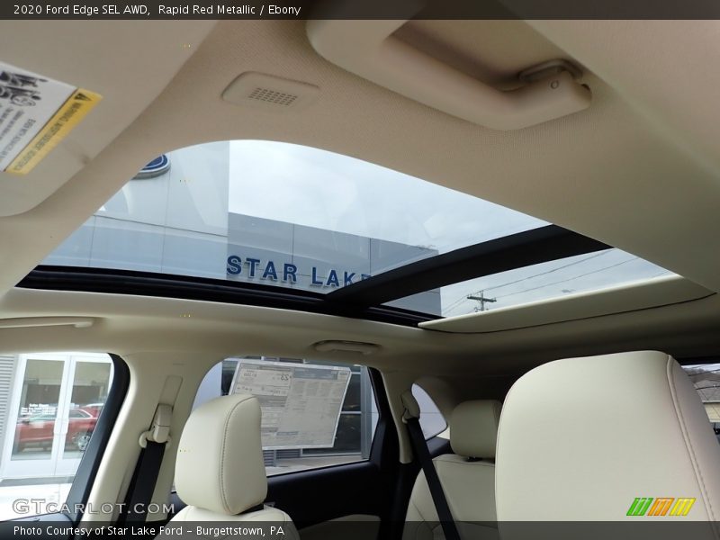 Rapid Red Metallic / Ebony 2020 Ford Edge SEL AWD