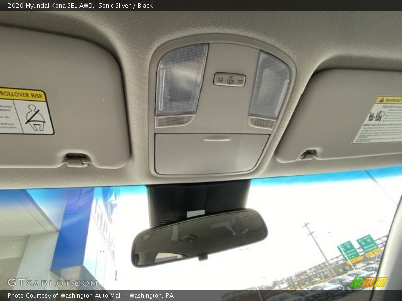 Sonic Silver / Black 2020 Hyundai Kona SEL AWD