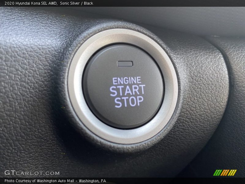 Sonic Silver / Black 2020 Hyundai Kona SEL AWD