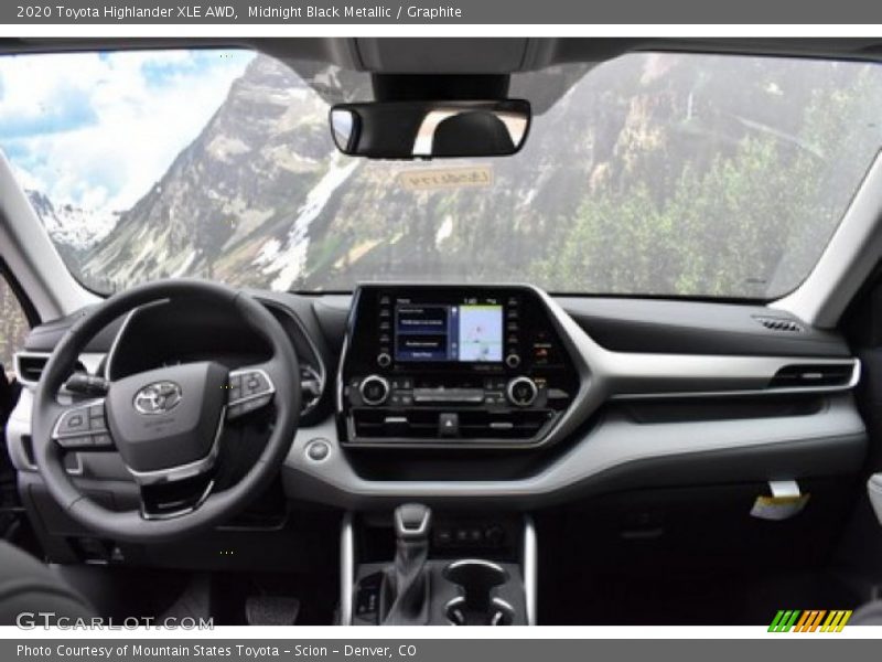 Dashboard of 2020 Highlander XLE AWD