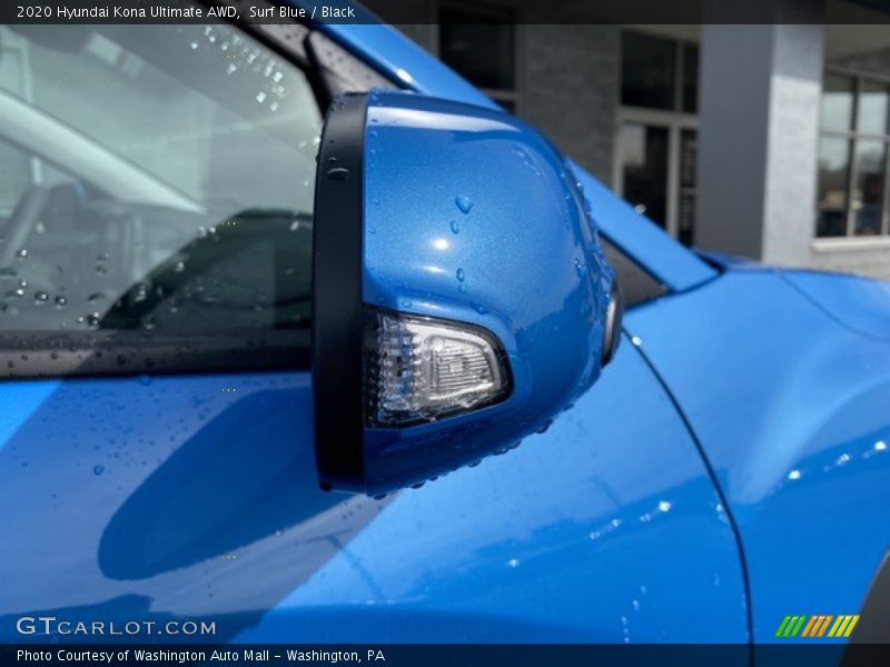 Surf Blue / Black 2020 Hyundai Kona Ultimate AWD