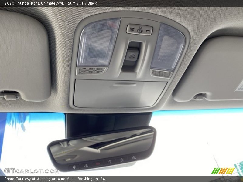 Surf Blue / Black 2020 Hyundai Kona Ultimate AWD