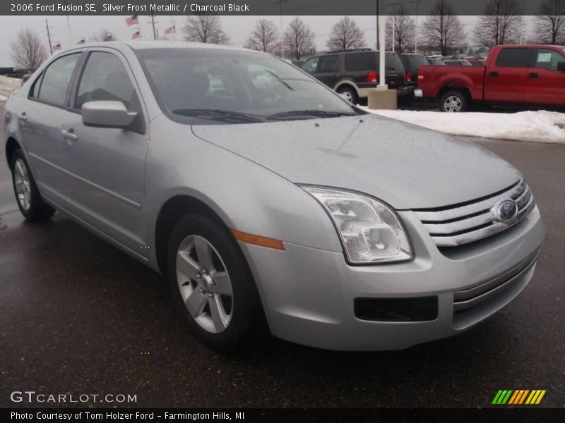 Silver Frost Metallic / Charcoal Black 2006 Ford Fusion SE