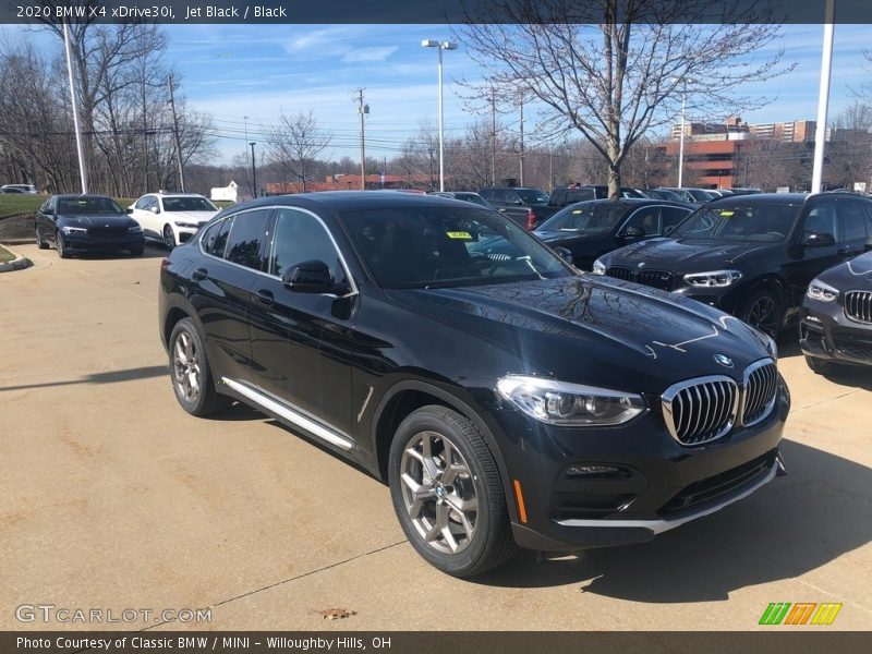 Jet Black / Black 2020 BMW X4 xDrive30i