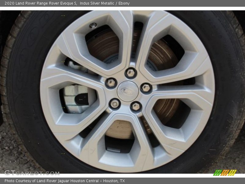 Indus Silver Metallic / Ebony 2020 Land Rover Range Rover Evoque S