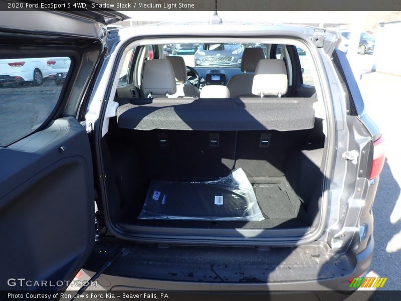 Shadow Black / Medium Light Stone 2020 Ford EcoSport S 4WD