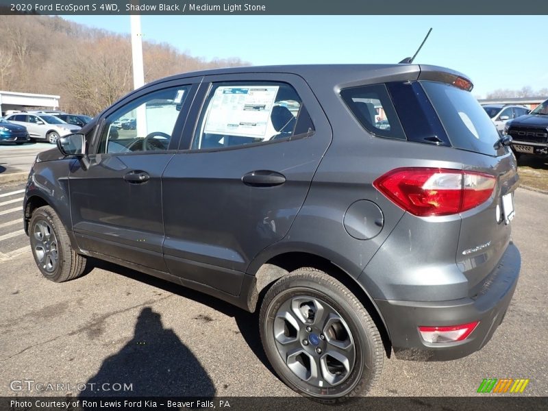 Shadow Black / Medium Light Stone 2020 Ford EcoSport S 4WD