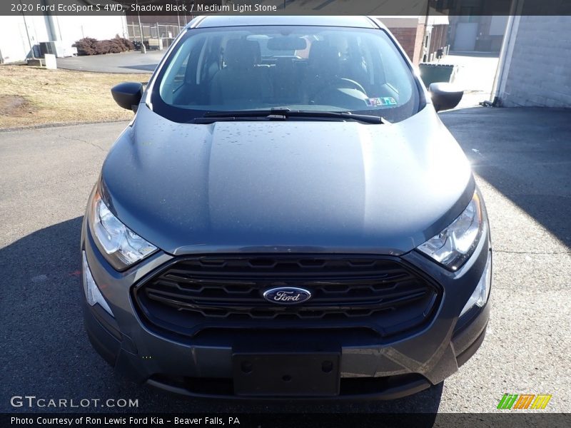 Shadow Black / Medium Light Stone 2020 Ford EcoSport S 4WD