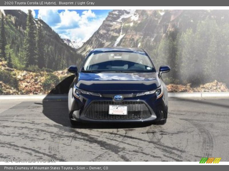 Blueprint / Light Gray 2020 Toyota Corolla LE Hybrid