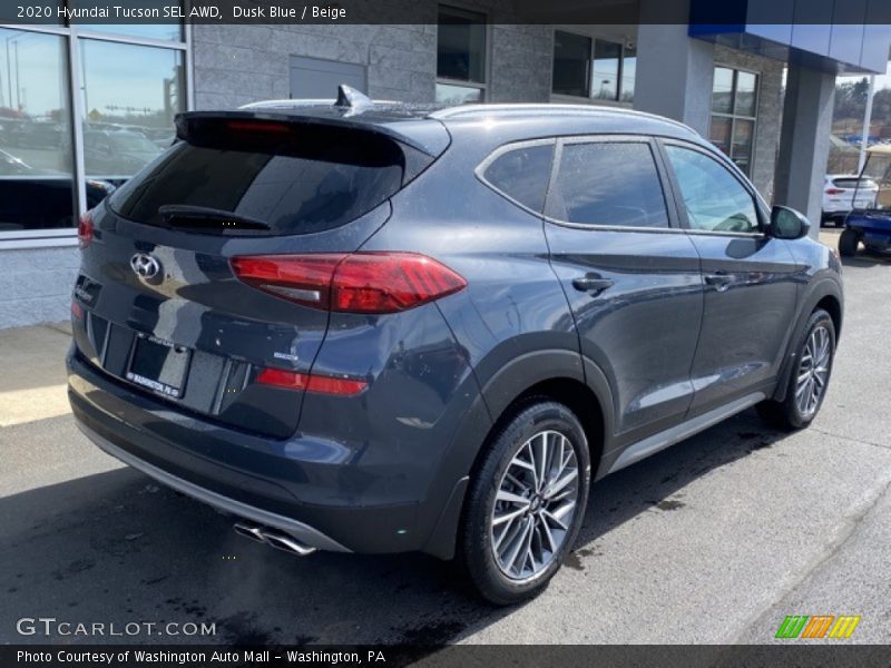 Dusk Blue / Beige 2020 Hyundai Tucson SEL AWD