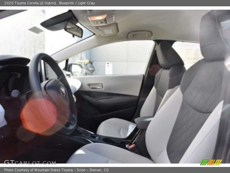 Blueprint / Light Gray 2020 Toyota Corolla LE Hybrid