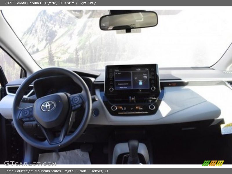 Blueprint / Light Gray 2020 Toyota Corolla LE Hybrid