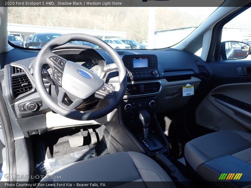 Shadow Black / Medium Light Stone 2020 Ford EcoSport S 4WD