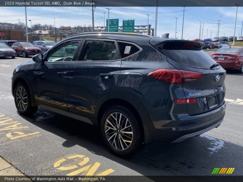 Dusk Blue / Beige 2020 Hyundai Tucson SEL AWD