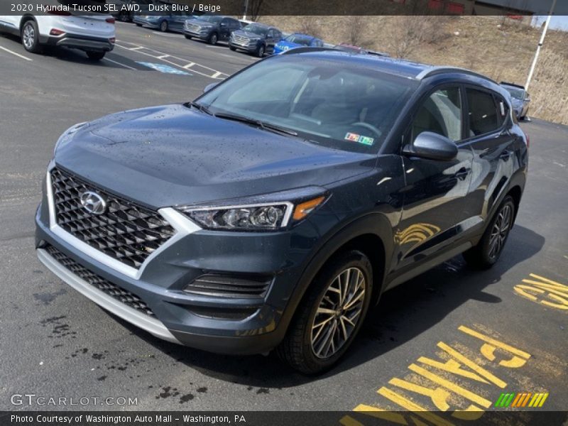 Dusk Blue / Beige 2020 Hyundai Tucson SEL AWD