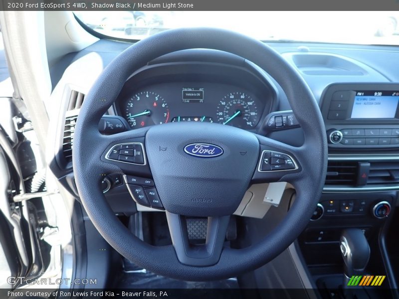 Shadow Black / Medium Light Stone 2020 Ford EcoSport S 4WD