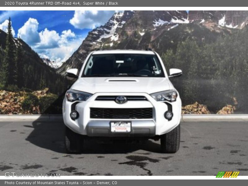 Super White / Black 2020 Toyota 4Runner TRD Off-Road 4x4