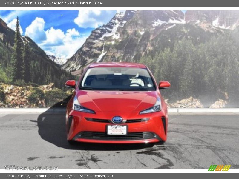 Supersonic Red / Harvest Beige 2020 Toyota Prius XLE