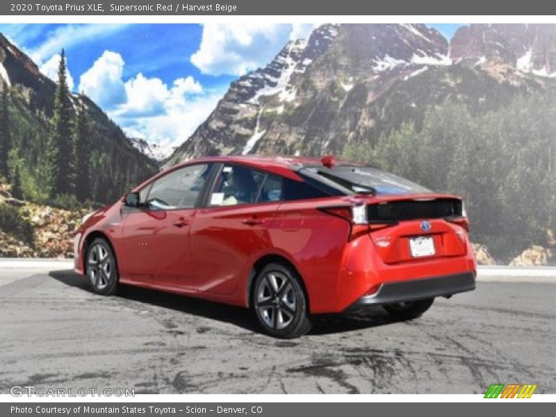 Supersonic Red / Harvest Beige 2020 Toyota Prius XLE