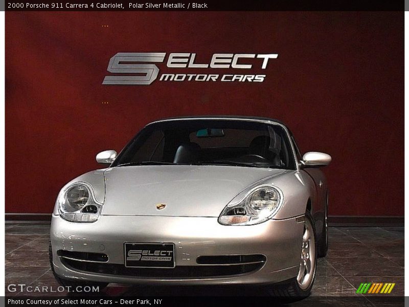 Polar Silver Metallic / Black 2000 Porsche 911 Carrera 4 Cabriolet