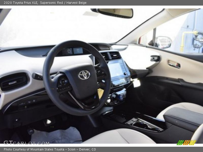 Supersonic Red / Harvest Beige 2020 Toyota Prius XLE