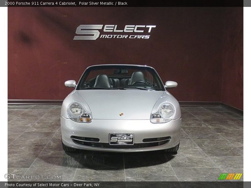 Polar Silver Metallic / Black 2000 Porsche 911 Carrera 4 Cabriolet