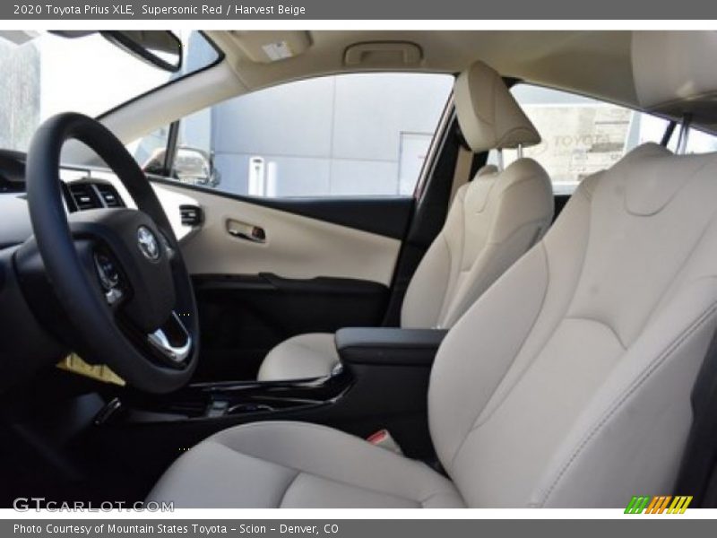 Supersonic Red / Harvest Beige 2020 Toyota Prius XLE