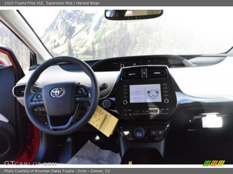 Supersonic Red / Harvest Beige 2020 Toyota Prius XLE
