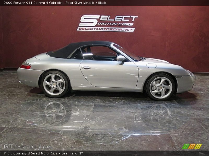 Polar Silver Metallic / Black 2000 Porsche 911 Carrera 4 Cabriolet
