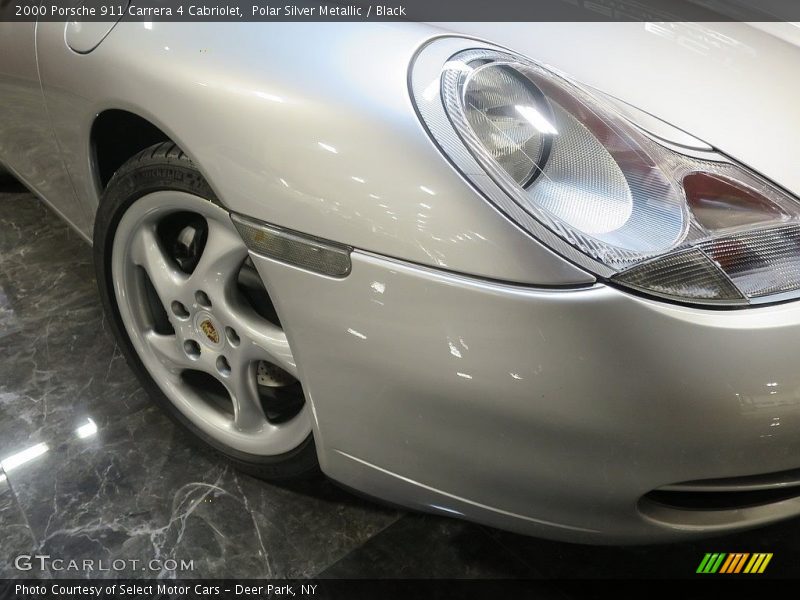 Polar Silver Metallic / Black 2000 Porsche 911 Carrera 4 Cabriolet