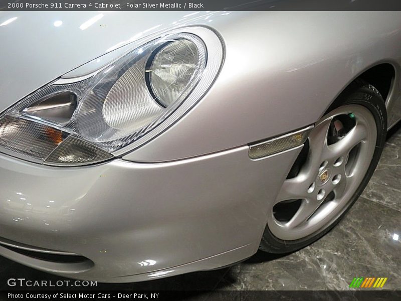 Polar Silver Metallic / Black 2000 Porsche 911 Carrera 4 Cabriolet