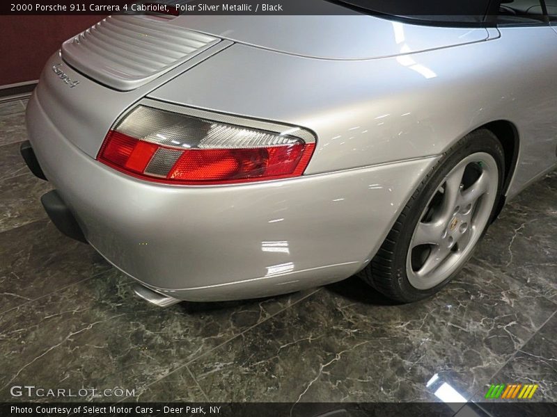 Polar Silver Metallic / Black 2000 Porsche 911 Carrera 4 Cabriolet