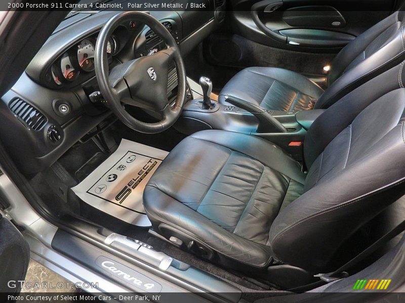 Polar Silver Metallic / Black 2000 Porsche 911 Carrera 4 Cabriolet