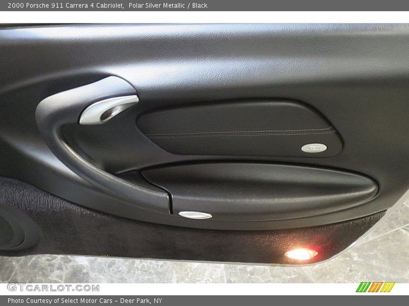 Polar Silver Metallic / Black 2000 Porsche 911 Carrera 4 Cabriolet
