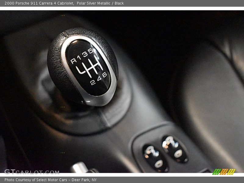 Polar Silver Metallic / Black 2000 Porsche 911 Carrera 4 Cabriolet