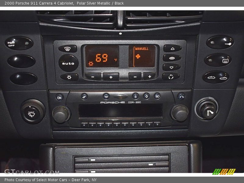 Polar Silver Metallic / Black 2000 Porsche 911 Carrera 4 Cabriolet